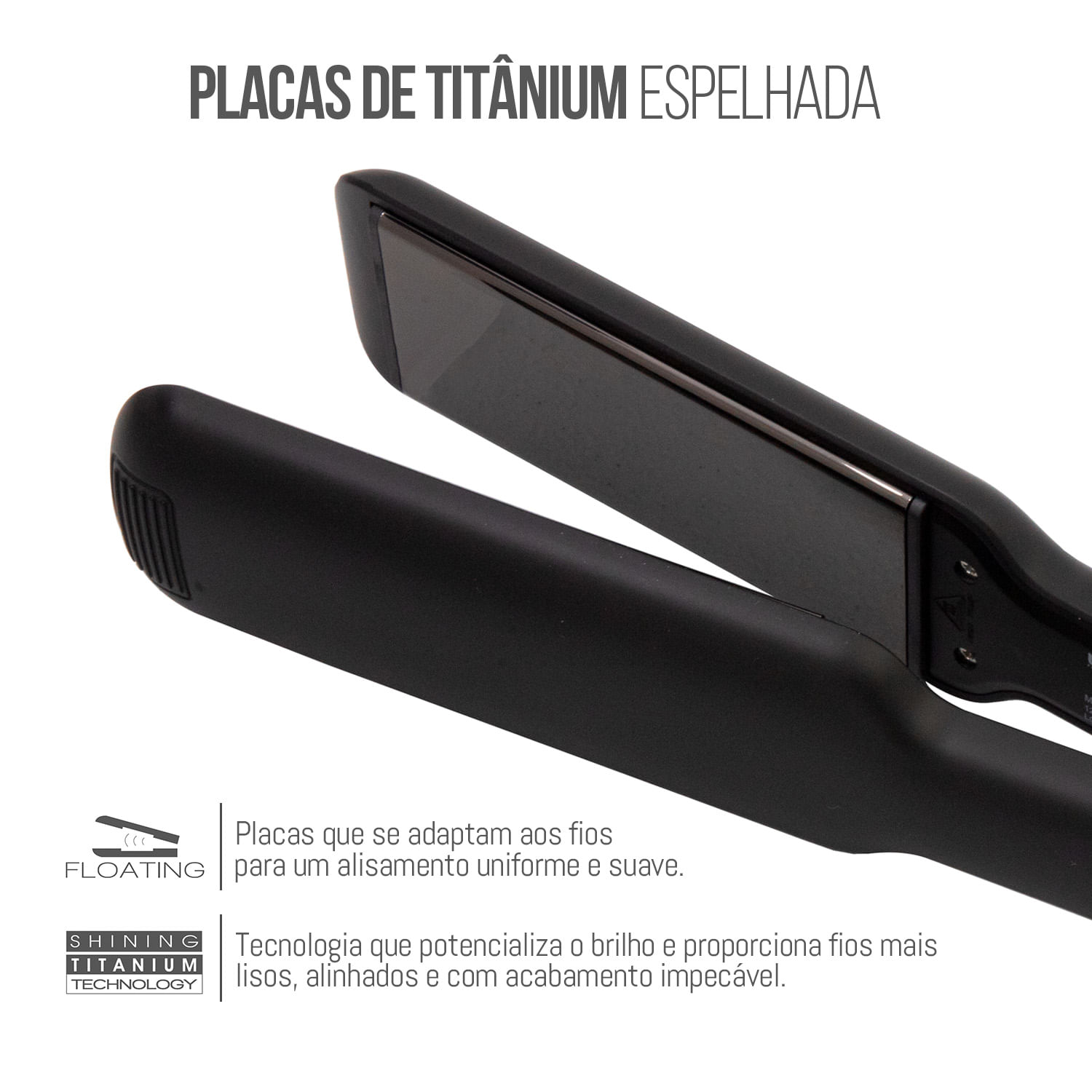 Prancha Focus Extreme 260°C/500°F - Lizz Professional - Loja Lizz